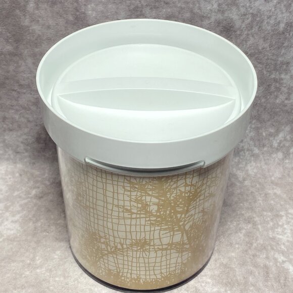 Vintage Thermo-Serv Ice Bucket Shadow Fern Pattern With Lid Barware USA - Picture 8 of 14